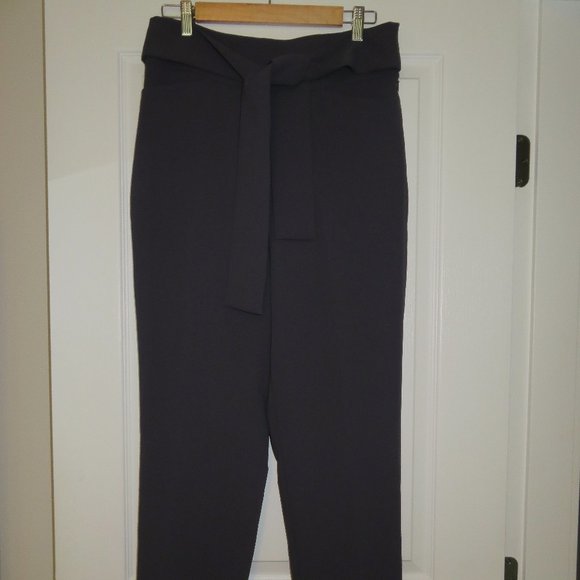 Aritzia Wilfred Geneva Cropped Pants Grey 10 - Picture 1 of 13